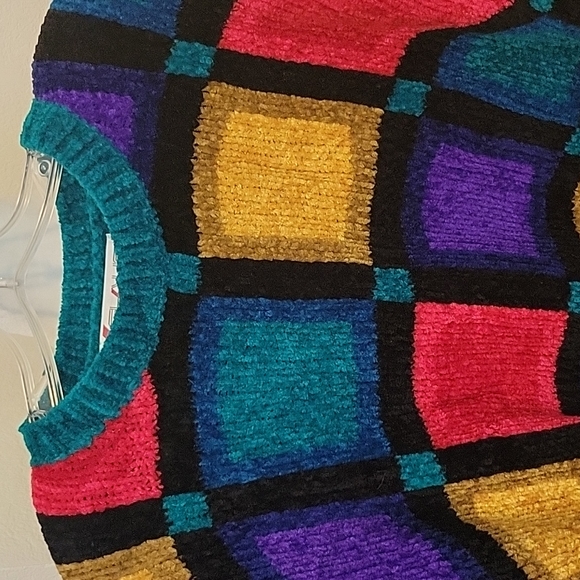 CHAUS VINTAGE PULLOVER OVERSIZED SWEATER...UNISEX - Picture 4 of 11